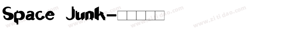 Space Junk字体转换